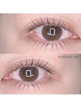 アオ(AO)/まつげパーマ+下エクステ