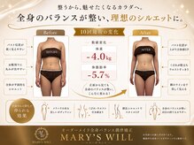 マリーズウィル(MARY's WILL)の雰囲気（柔らかさと曲線美を纏う♪メリハリ美ボディへ(^^)）