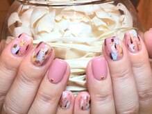 ネイルズ ララ(nails Lala)/バレンタインネイル。