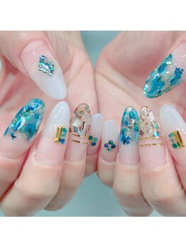 ミキュア(MICURE)/シェル×押し花