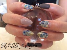 リオッサ オブ ラグーン(RIOSSA of Lagoon)/花柄#スモーキー