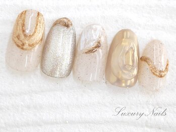 ラグジュアリー ネイルズ(Luxury Nails)/ぷっくり◇ニュアンスNail