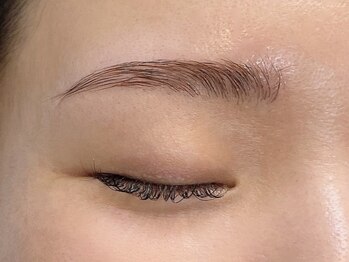 アイラッシュ ミル 御領店(eye lash Miru)の写真/熊本では希少な眉毛パーマ《ブロウラミネーション》パリジェンヌとのセットで印象的な目元美人に♪