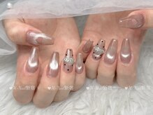 エムプラスネイル 新宿(M+Nail)/長さ出し★持ち込み