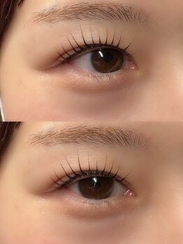 ラキー(Laki)の写真/下がりまつ毛、一重さんの重め瞼などお悩みもお任せください！似合わせデザインをご提案させていただきます