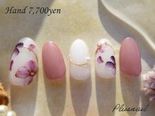 プラスネイル 北千住東口店(PLUS NAIL)/【3357】フラワーネイル