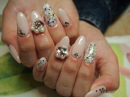 ～フラワーアートネイル～