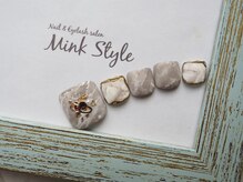 ミンクスタイル 恵比寿店(Mink Style)/グレー大理石フットネイル