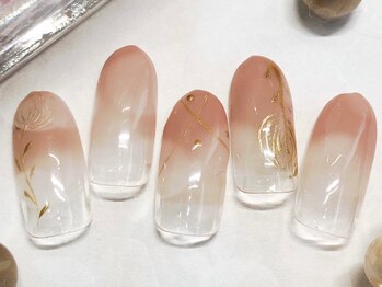 プルトワ(pourtoi)/フラワーグラデネイル☆