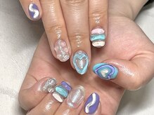 クラル 平塚店(CURAR)/ぼこぼこちゅるんネイル