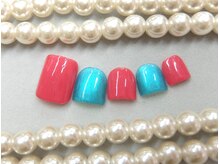 ネイルサロンミキ 横浜(MIKI)/フットジェルネイル　シンプル