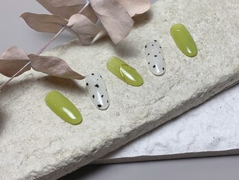 サロンモワ(salon mowa)/☆ダルメシアンネイル☆