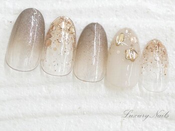 ラグジュアリー ネイルズ(Luxury Nails)/ストーン◇グラデーションNail