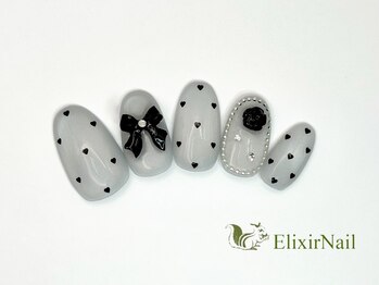 エリクサーネイル 新橋(Elixir Nail)/定額a シンプル/クーポン使用