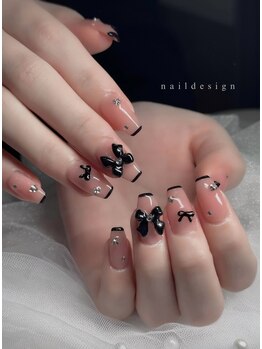 メゾンド シャルム カラット(maison de charme carat)/pink × black