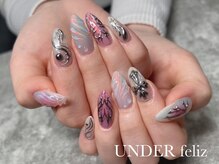 アンダーフェリス(UNDER feliz)の雰囲気（【自爪育】フィルイン・パラジェル対応♪定額＆持込OKで色持ち◎）