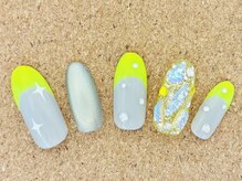 ネイルエイム(Nail eim)/夏★ネオンカラー★フレンチ