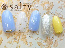ネイルアンドアイラッシュサロン ソルティ 寺田町(salty)/ハンド/アート１０本コース