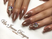 アン ジョーヌドラゴ/ブラウン☆ロングネイル