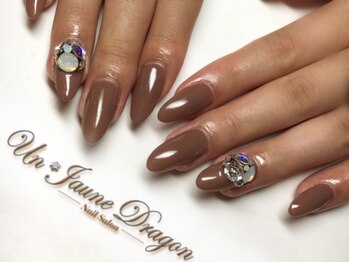 アン ジョーヌドラゴ/ブラウン☆ロングネイル