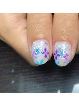 わたしのネイルとよもぎ蒸し/