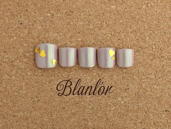 ネイルサロン ブランロール 三軒茶屋店(Blanl'or)/FOOT　大人ハートミラーネイル