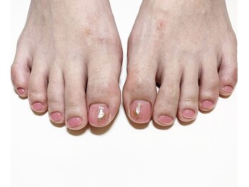 アイリッシュネイル 久屋大通店(Irish Nail)/ニュアンスベージュ×フット