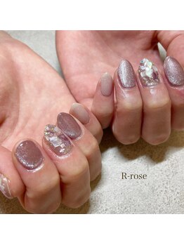 アールローズ(R-rose)/シェル×マグネット ¥8800