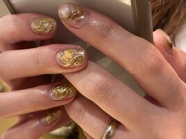 <ハンド>デザインシンプルネイル