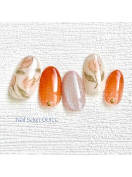 ネイルサロン クイル(QUILL)/4月フラワー(3)