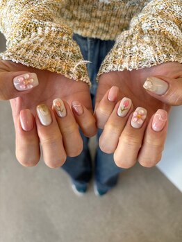 ポレ(pole)/flower　nail