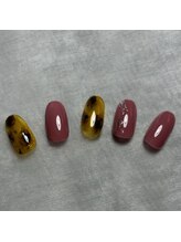 スティラ(Stila)/美フォルム　べっこうネイル