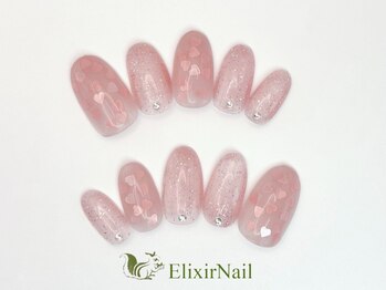 エリクサーネイル 新橋(Elixir Nail)/定額a シンプル/クーポン使用