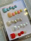 菅原限定デザイン　フットネイル