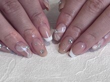 アイネイルズ 三宮店(I nails)/中華風シンプルワンホン￥7740