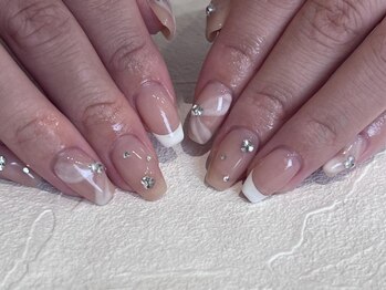 アイネイルズ 三宮店(I nails)/中華風シンプルワンホン¥7740