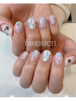 ネイルサロン ドレリッチ 大宮店(drerich)/春のミルキーネイル