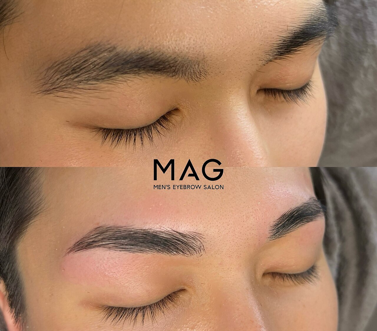 当店人気No.1《メンズ眉スタイリング》サムライブロウ+WAX脱毛 \6600→\5500