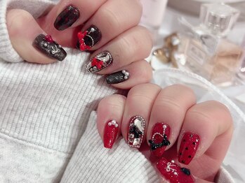 ミス シャーリー(Miss Shirley)/【赤×黒埋めつくし】