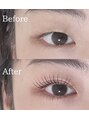ウイ バイ エハコ(u'l by ehako)&nbsp;●まつ毛パーマ目の大きさにもこんなに変化が♪