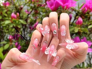 イチマルサン(N゜103)の写真/イベント・トレンドネイルは是非当店に♪華やかさをPlusしてつい自慢したくなる指先へ★長さ出し/パーツ