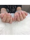 紫陽花ネイル