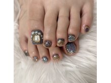 スターリー ラッシュ(Starry Lash)の雰囲気（フットネイルも是非お任せください！ジャンル問わずartが得意♪）