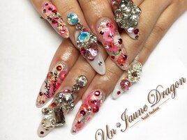 ロング☆フラワーネイル