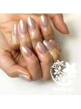 サロンモワ(salon mowa)/☆オーロラパウダーネイル☆