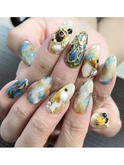 2024年秋】アジアン ハンドのネイルデザイン集｜人気順｜2ページ目  