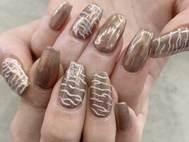 ブロンズミラーネイル【池袋】