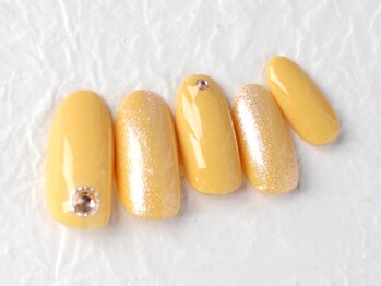 ユースタイル 新宿店(U-style)/春イエローネイル