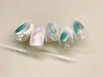 エムアンドディビューティサロン 銀座店(M&D)/【定額ニュアンスネイル】