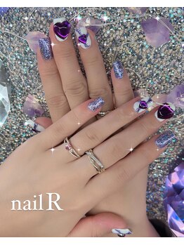 ネイルアール(nail R)/アメジストネイルです♪